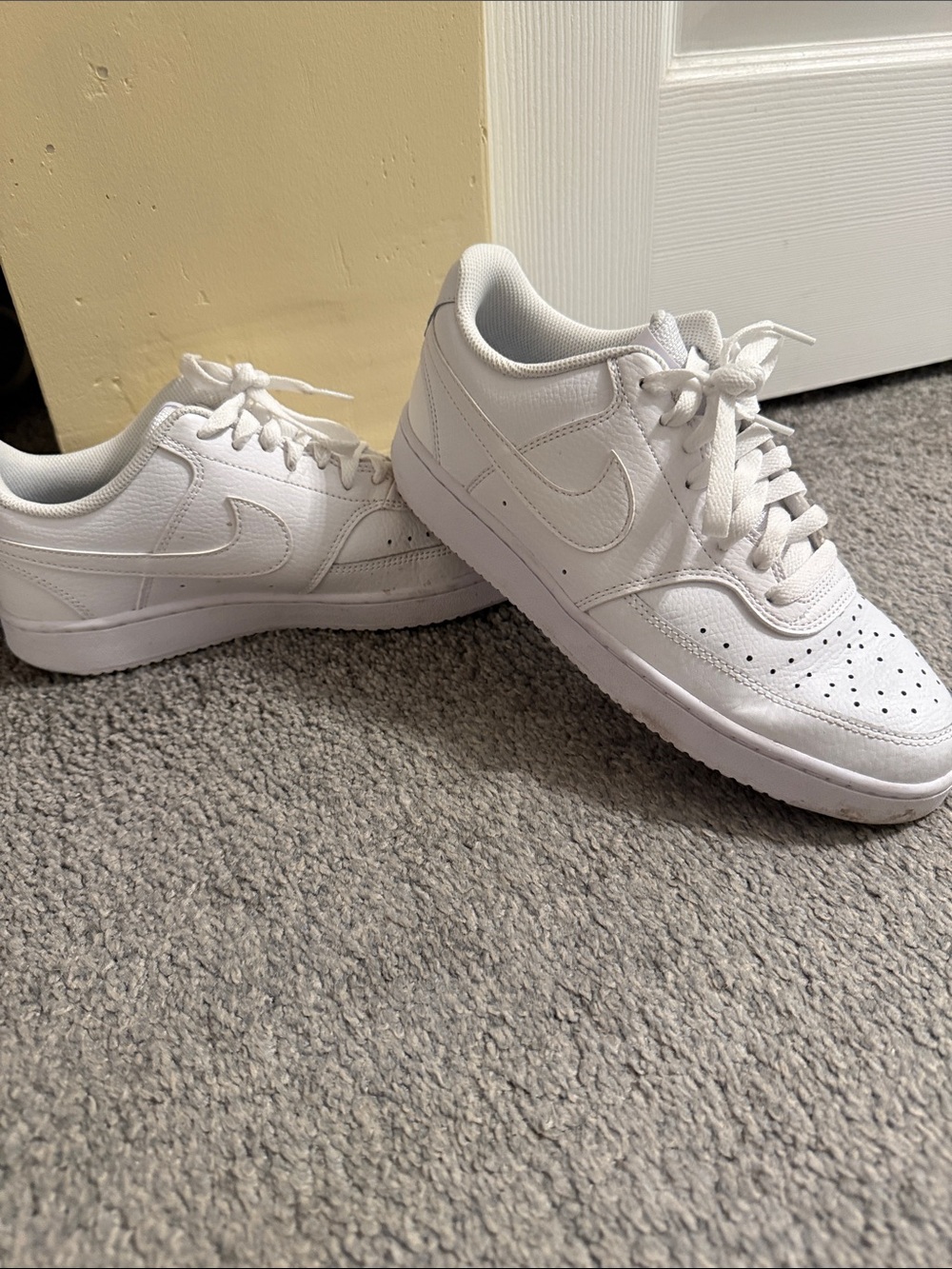 Nike All-White Low Top Sneakers